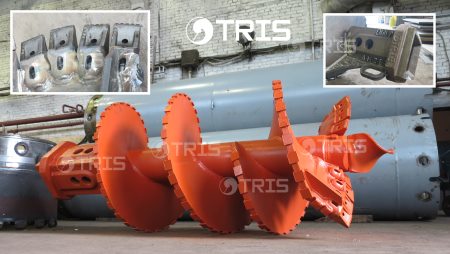 tapered rock auger foundation drilling augers bauer rock auger hard russia bauer casagrande mait liebherr augers kelly box ROSCAS DE BARRENAR REFORZADOS. HELICES rock auger hard russia bauer casagrande mait liebherr augers kelly box  
